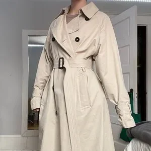 Jackets & Coats | Zara Pale Beige Spring Trenchcoat | Poshmark